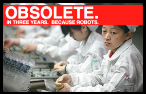 Robots to Chinese Manufacturing as China was to American Manufacturing?