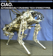 Quadruped Robot Gets a Supercharged V-10 from Ferrari – Just Kidding.